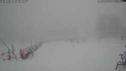 Spodní část sjezdovky