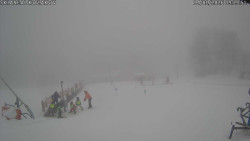 Spodní část sjezdovky