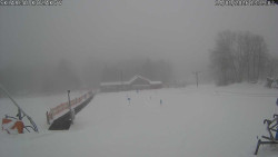 Spodní část sjezdovky