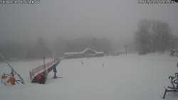 Spodní část sjezdovky