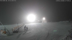 Spodní část sjezdovky