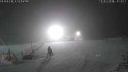 Spodní část sjezdovky