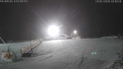 Spodní část sjezdovky