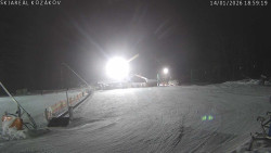 Spodní část sjezdovky