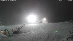 Spodní část sjezdovky