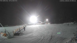 Spodní část sjezdovky