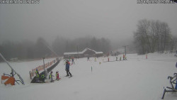 Spodní část sjezdovky