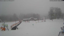 Spodní část sjezdovky