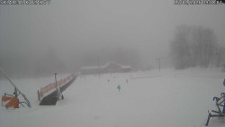 Spodní část sjezdovky