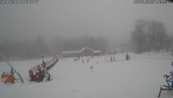 Spodní část sjezdovky