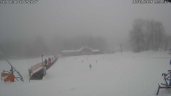 Spodní část sjezdovky