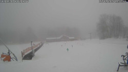 Spodní část sjezdovky