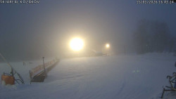 Spodní část sjezdovky