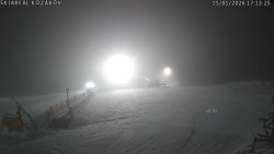 Spodní část sjezdovky