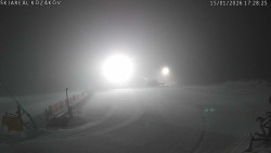 Spodní část sjezdovky