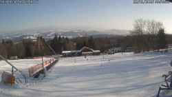 Spodní část sjezdovky