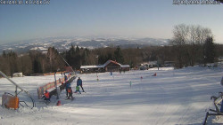 Spodní část sjezdovky