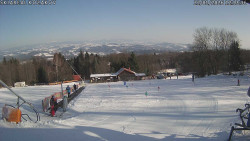 Spodní část sjezdovky