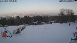 Spodní část sjezdovky