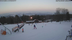 Spodní část sjezdovky