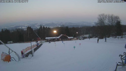 Spodní část sjezdovky