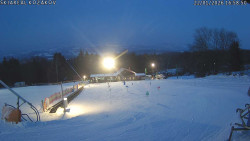 Spodní část sjezdovky