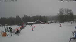 Spodní část sjezdovky