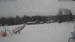 Spodní část sjezdovky