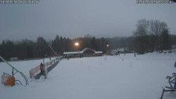 Spodní část sjezdovky