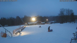 Spodní část sjezdovky