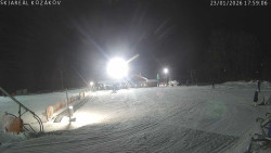 Spodní část sjezdovky