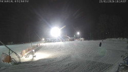 Spodní část sjezdovky