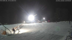 Spodní část sjezdovky