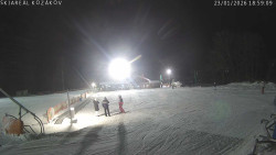 Spodní část sjezdovky