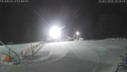 Spodní část sjezdovky