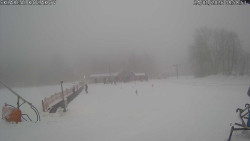 Spodní část sjezdovky