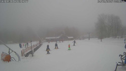 Spodní část sjezdovky