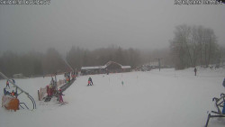 Spodní část sjezdovky