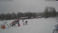 Spodní část sjezdovky