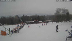 Spodní část sjezdovky