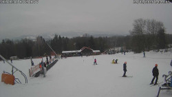 Spodní část sjezdovky