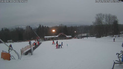 Spodní část sjezdovky