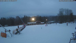 Spodní část sjezdovky