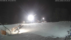 Spodní část sjezdovky