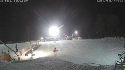 Spodní část sjezdovky