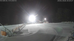 Spodní část sjezdovky