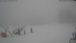 Spodní část sjezdovky