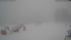 Spodní část sjezdovky