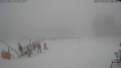 Spodní část sjezdovky