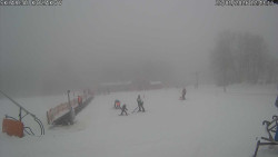 Spodní část sjezdovky